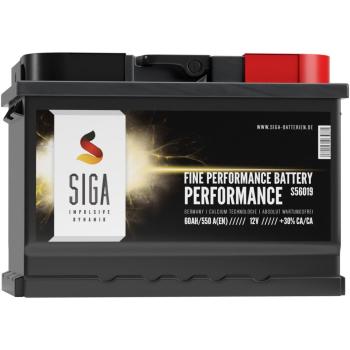 SIGA Performance Car Battery 60Ah 12V